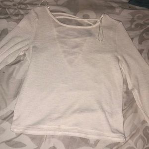 Long sleeve H&M white shirt